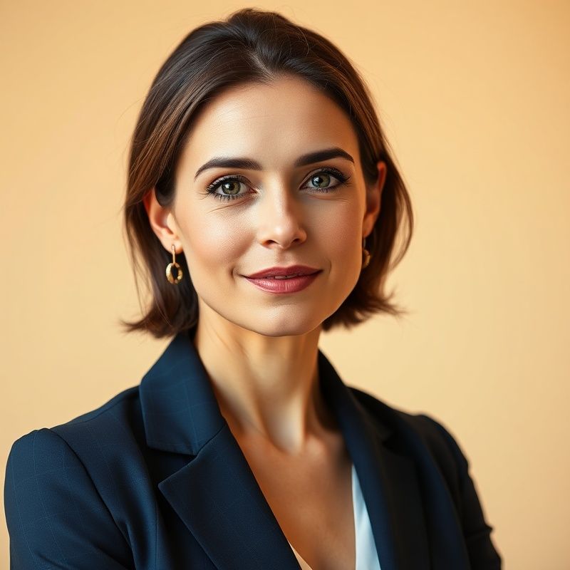 Portret al Danielei Marin, specialist risc și asigurări
